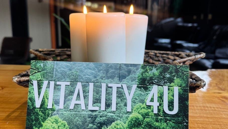 Candles and Vitality 4U sign